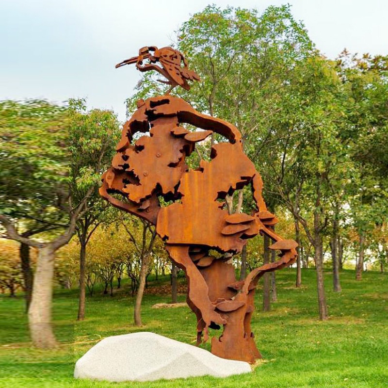 平川耐候钢雕塑