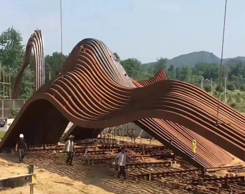 平川耐候钢板雕塑